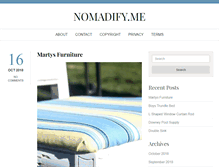 Tablet Screenshot of nomadify.me